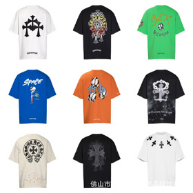 Chrome Hearts CH fashionable short-sleeved T-shirt-5095